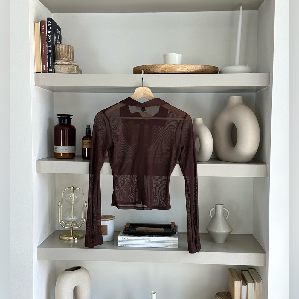 H&M long sleeve sheer top - Picture 3 of 3